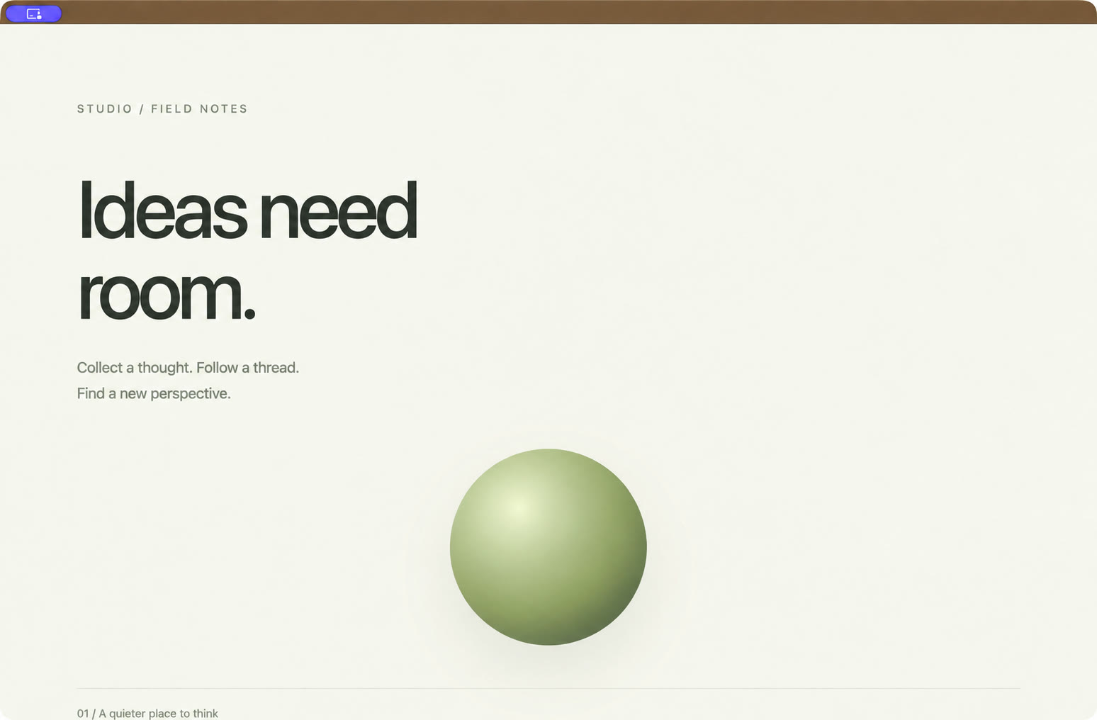 Thravik Focus Mode, without address bar or sidebar